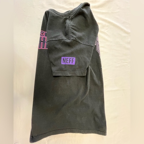 NEFF Marvel Black Panther Graphic T-Shirt Black Neon Logo Tee, Sz. SM - Picture 6 of 12